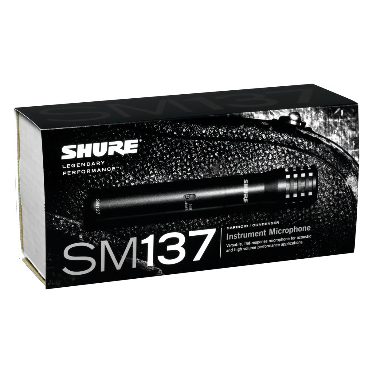Shure SM137-LC Cardioid Condenser Instrument Microphone Microphones Shure