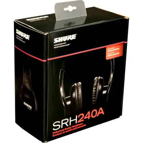 Shure SRH240A Closed-Back Headphones Microphones Shure