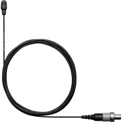 Shure TwinPlex TL45B/O-LEMO Omnidirectional Subminiature Lavalier Microphone – Black, Low Sensitivity, 3-Pin LEMO Connector Microphones Shure