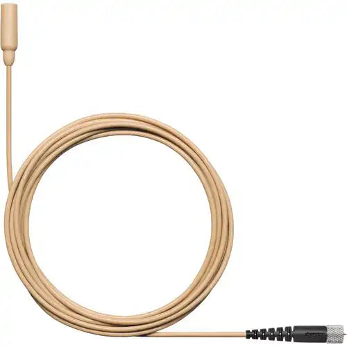 Shure TL48T/O-NC-A TwinPlex Omnidirectional Subminiature Lavalier Microphone (Tan, No Connector) Microphones Shure