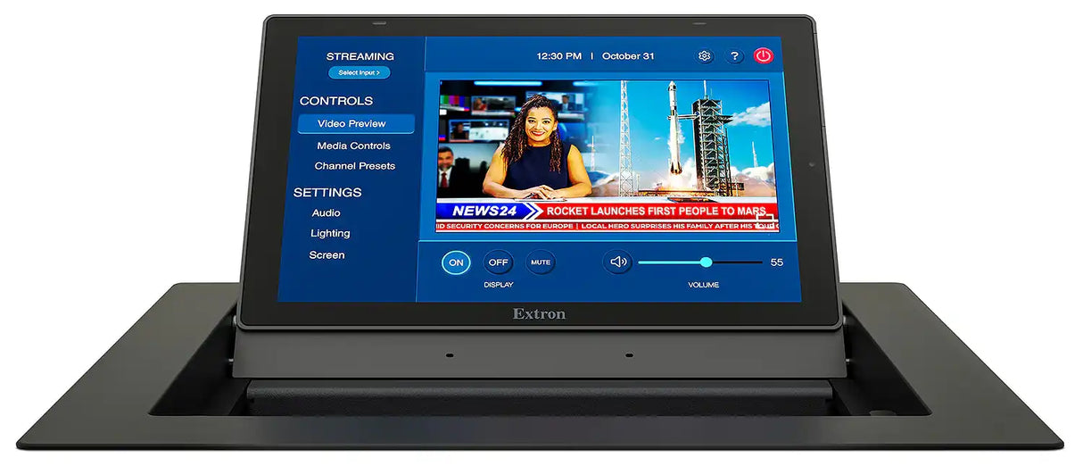 Extron TLP Pro 835C 8" Cable Cubby TouchLink Pro Touchpanel Interactive Displays Extron