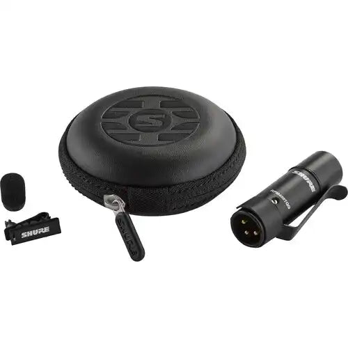Shure UL4B/C-XLR-A UniPlex Cardioid Subminiature Lavalier Microphone Microphones Shure