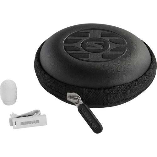 Shure UL4W/C-MTQG-A UniPlex Cardioid Subminiature Lavalier Microphone (White) Microphones Shure