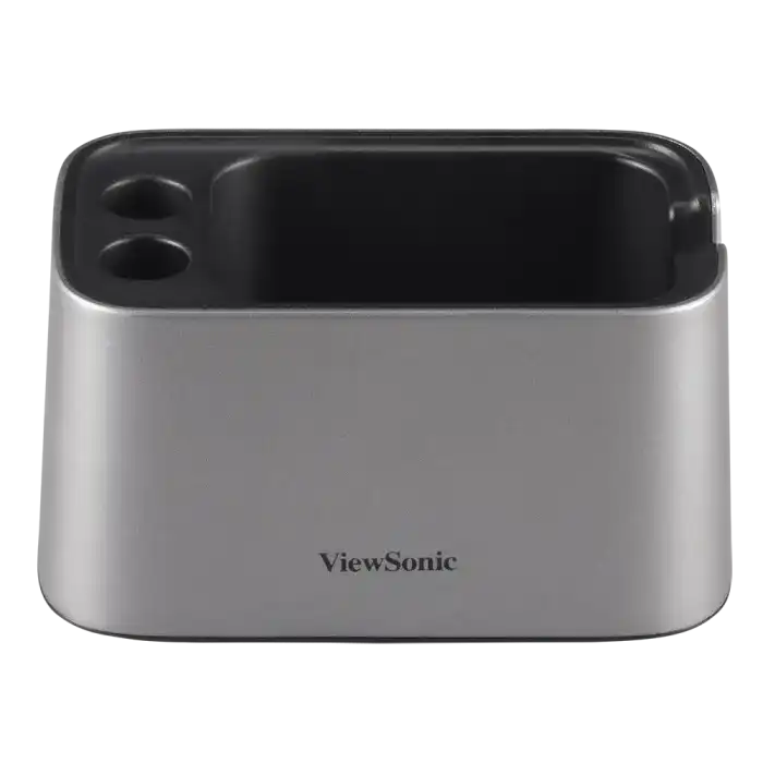 ViewSonic VB-BOX-001 ViewBoard Cast Cradle - Storage Dock for 3 Cast Buttons & 2 Pens, Grey/Black, IFP Accessory ViewSonic