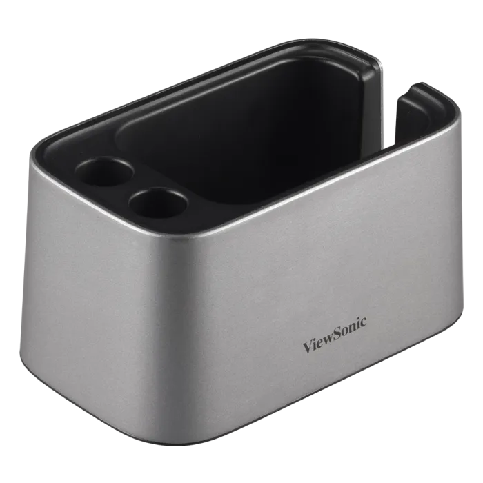 ViewSonic VB-BOX-001 ViewBoard Cast Cradle - Storage Dock for 3 Cast Buttons & 2 Pens, Grey/Black, IFP Accessory ViewSonic