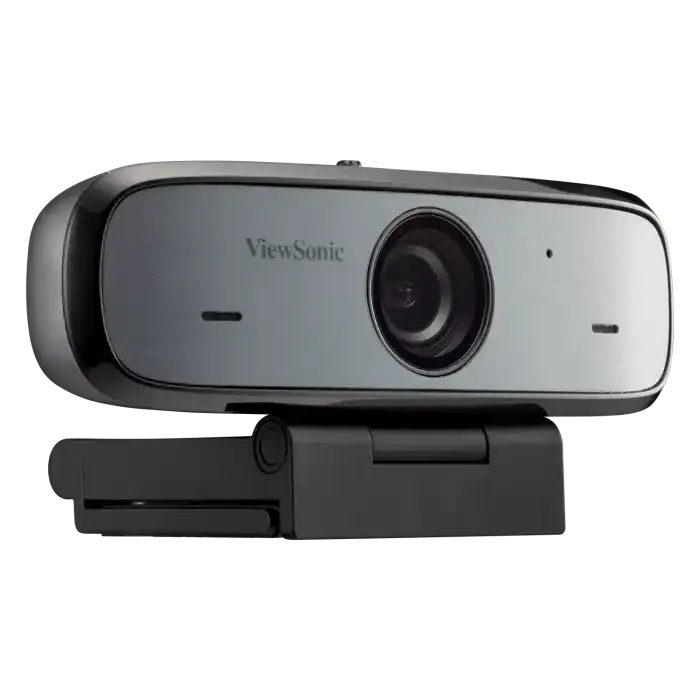 ViewSonic VB-CAM-002 Full HD 1080p USB Webcam with 90° FOV, Stereo Microphone, Privacy Shutter, 3-in-1 Mount ViewSonic