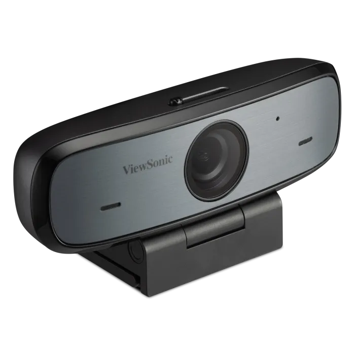 ViewSonic VB-CAM-002 Full HD 1080p USB Webcam with 90° FOV, Stereo Microphone, Privacy Shutter, 3-in-1 Mount ViewSonic