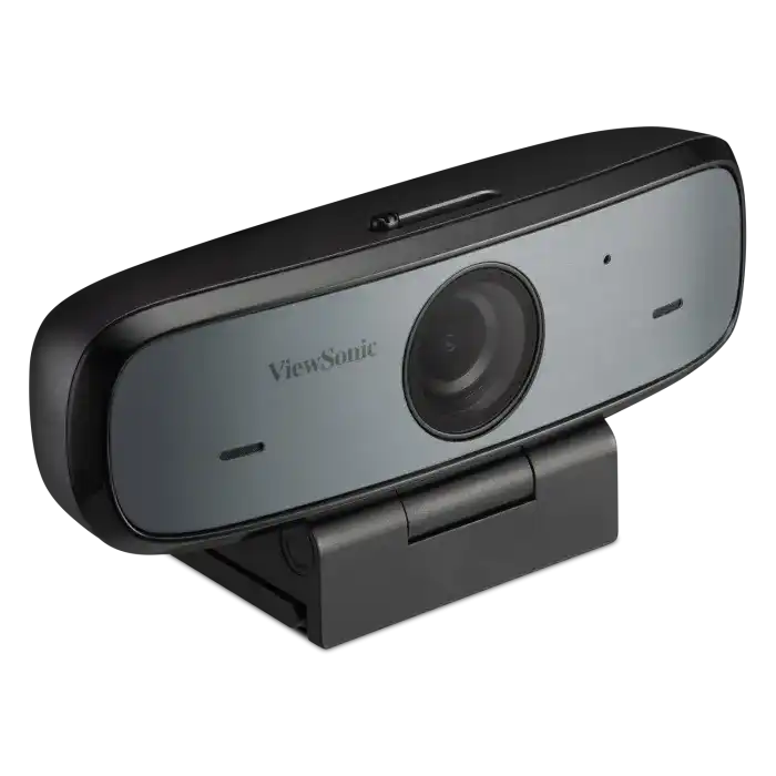 ViewSonic VB-CAM-002 Full HD 1080p USB Webcam with 90° FOV, Stereo Microphone, Privacy Shutter, 3-in-1 Mount ViewSonic