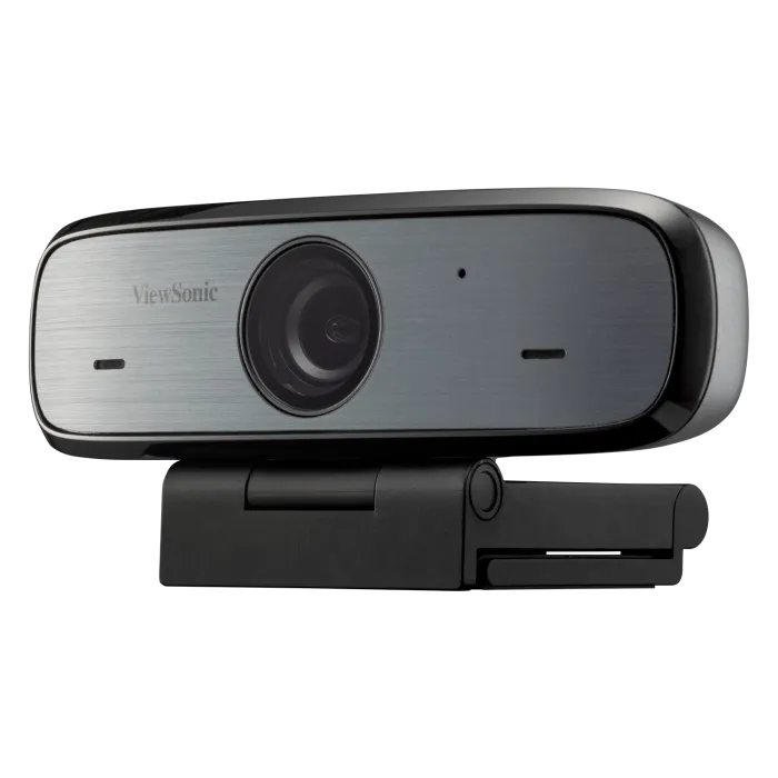 ViewSonic VB-CAM-002 Full HD 1080p USB Webcam with 90° FOV, Stereo Microphone, Privacy Shutter, 3-in-1 Mount ViewSonic