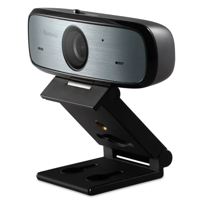 ViewSonic VB-CAM-002 Full HD 1080p USB Webcam with 90° FOV, Stereo Microphone, Privacy Shutter, 3-in-1 Mount ViewSonic