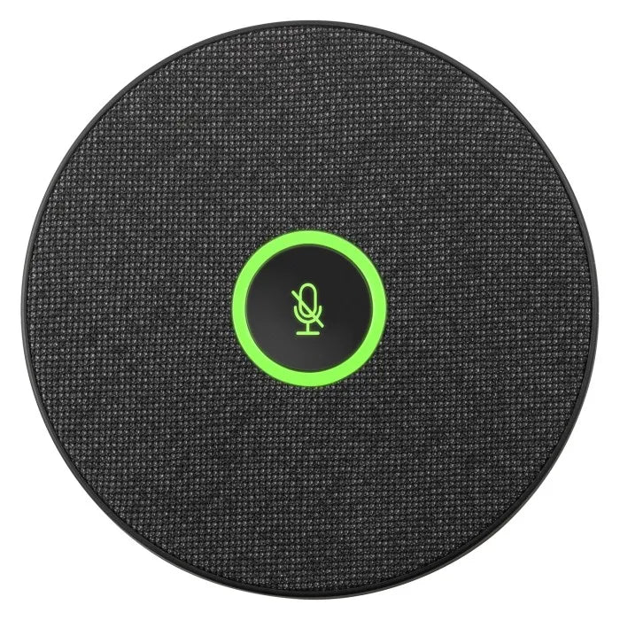 ViewSonic VB-MIC-201 Omnidirectional Expansion Microphone, Black, 360° Pickup up to 26ft, Noise Cancellation, Mute Button with LED, 32ft USB Cable for VB-CAM-201 ViewSonic