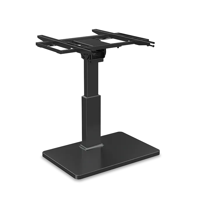 ViewSonic VB-STND-006 Universal Tabletop Stand, Black, Manual 18.5" Height, 0°-90° Tilt, ±45° Swivel, VESA 200x200 to 400x400mm for 43" Displays up to 60lbs TV & Monitor Mounts ViewSonic