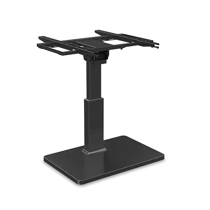 ViewSonic VB-STND-006 Universal Tabletop Stand, Black, Manual 18.5" Height, 0°-90° Tilt, ±45° Swivel, VESA 200x200 to 400x400mm for 43" Displays up to 60lbs TV & Monitor Mounts ViewSonic