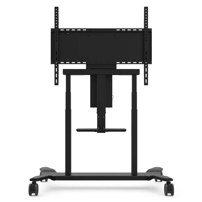 ViewSonic VB-STND-007 Electric Height Adjustable Mobile Cart, Black, 22" Motorized Lift, 360° Swivel, VESA 400x200 to 800x600mm, 15 lb Laptop Tray for 55"-86" Displays up to 165lbs TV & Monitor Mounts ViewSonic