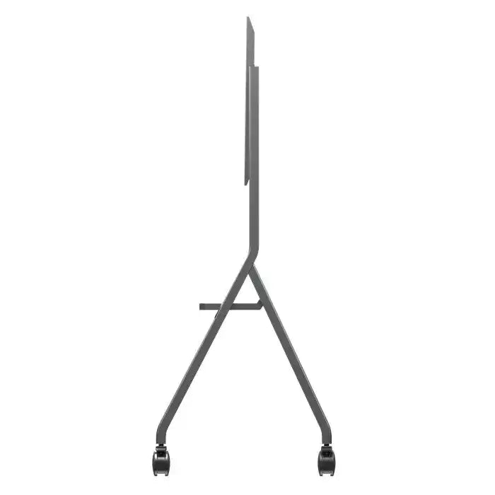 ViewSonic VB-STND-009 Slim Mobile Cart Stand, Grey, Manual Height Adjustment, 400x400 to 1000x600mm VESA, 4" 360° Lockable Casters for 55"-105" Displays up to 265lbs TV & Monitor Mounts ViewSonic