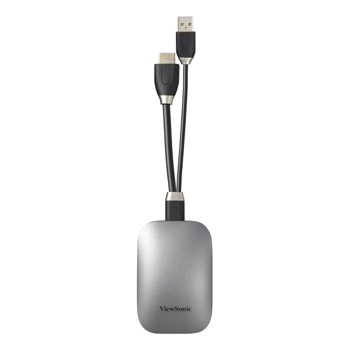 ViewSonic VB-WPS-003 ViewBoard Cast Button - HDMI+USB Wireless Presentation Dongle, 4-User Split-Screen, Touchback Control, Dual-Band Wi-Fi, WPA2 Enterprise Encryption ViewSonic