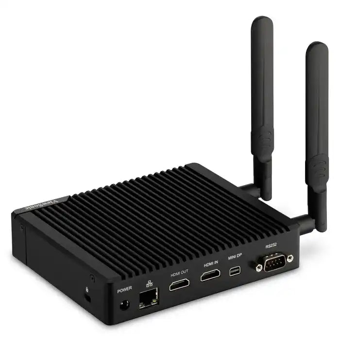 ViewSonic VBS200-A ViewBoard Smart AV Controller - Black, vCast License, 4K HDMI 2.0 Out, RS232, PoE, Wi-Fi Built-In, Quad-Core CPU ViewSonic
