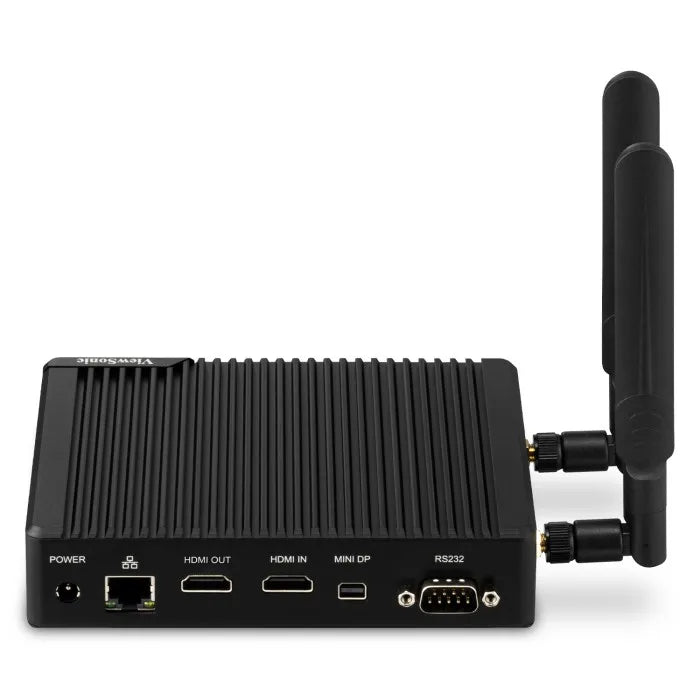 ViewSonic VBS200-A ViewBoard Smart AV Controller - Black, vCast License, 4K HDMI 2.0 Out, RS232, PoE, Wi-Fi Built-In, Quad-Core CPU ViewSonic