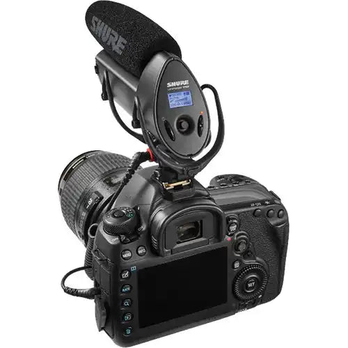 Shure VP83F LensHopper Camera-Mount Condenser Microphone with Integrated Flash Recording Microphones Shure