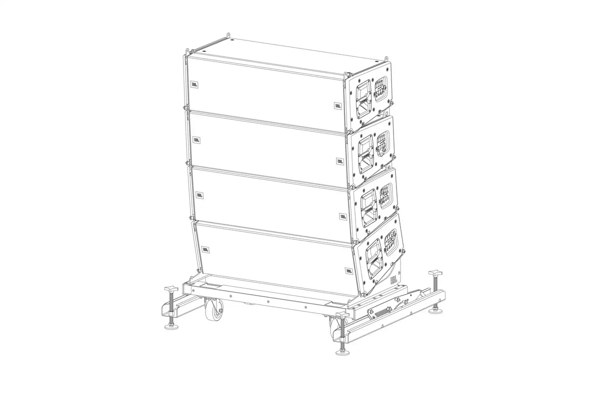 JBL Professional VTX A12 VT GND – Vertical Transporter Ground Stack Outrigger Speakers JBL Professional