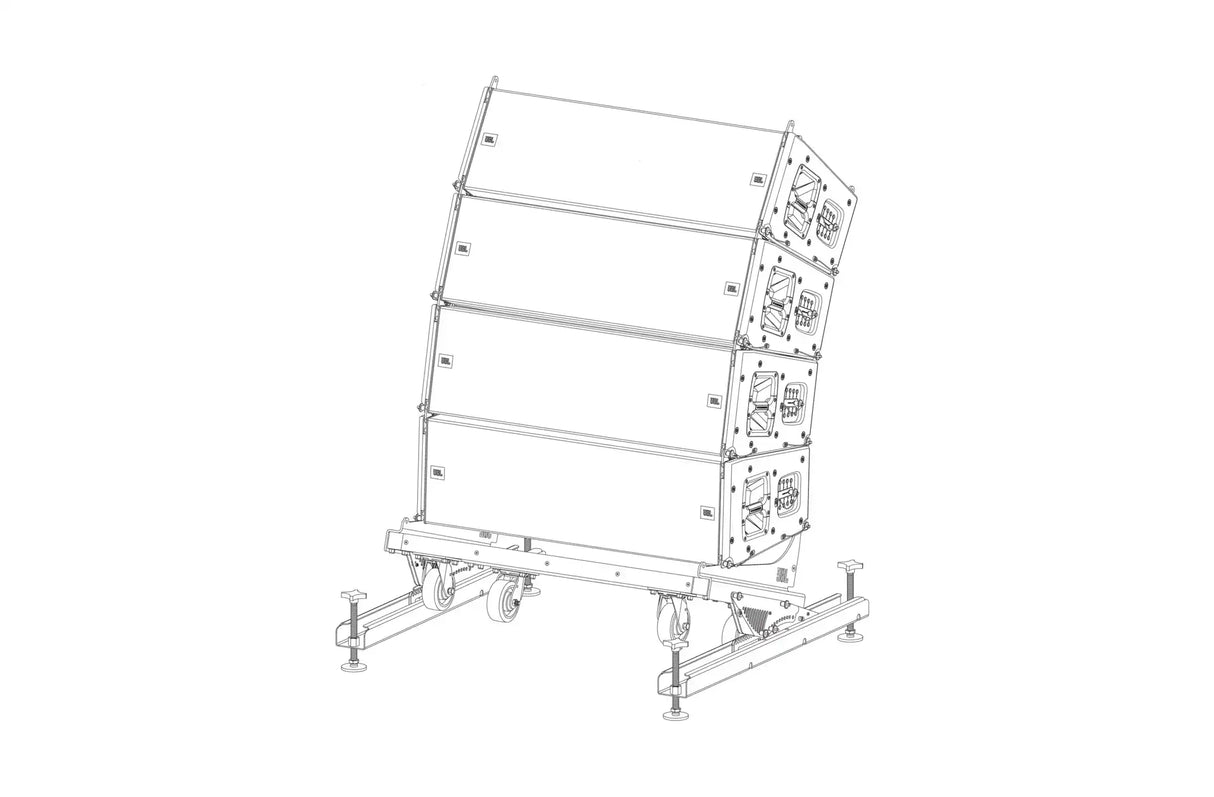 JBL Professional VTX A12 VT GND – Vertical Transporter Ground Stack Outrigger Speakers JBL Professional