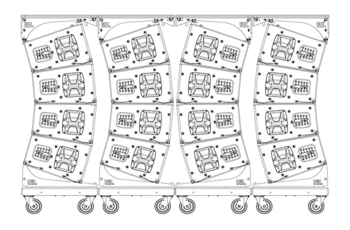 JBL Professional VTX A12 VT – Vertical Transporter Cart for Line Arrays Speakers JBL Professional