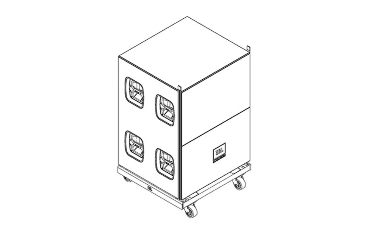 JBL Professional VTX B18 VT CVR – Heavy-Duty Vertical Transporter Cover for B18 Speakers JBL Professional