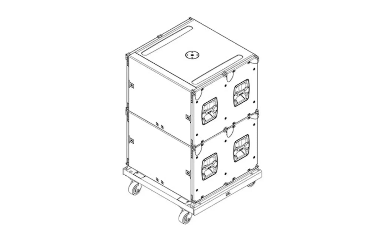 JBL Professional VTX B18 VT – Vertical Transporter Cart for JBL B18 Enclosures Speakers JBL Professional