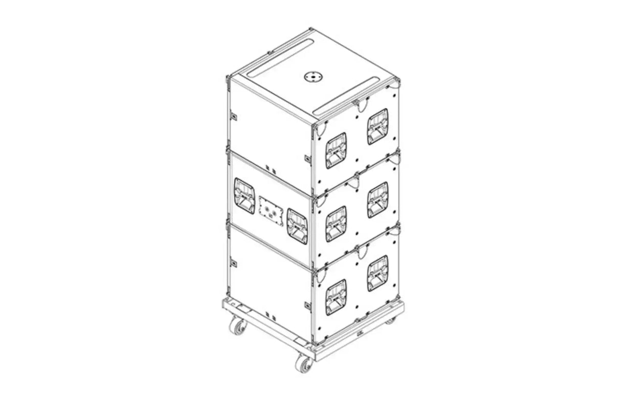 JBL Professional VTX B18 VT – Vertical Transporter Cart for JBL B18 Enclosures Speakers JBL Professional
