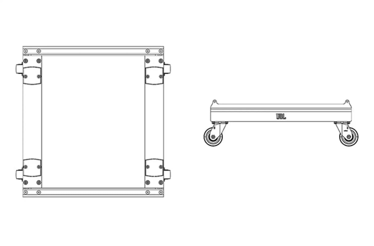JBL Professional VTX B18 VT – Vertical Transporter Cart for JBL B18 Enclosures Speakers JBL Professional