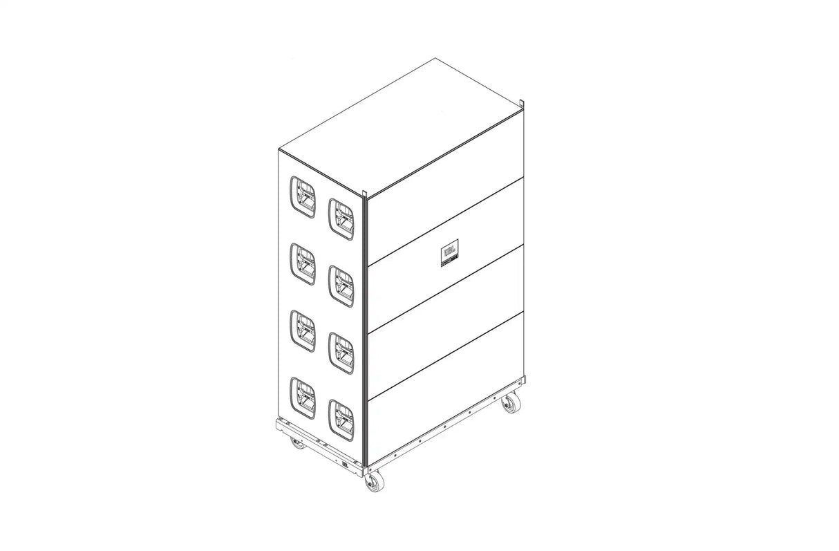 JBL VTX B28 VT CVR – Heavy-Duty Vertical Transporter Cover for B28 Speakers JBL Professional