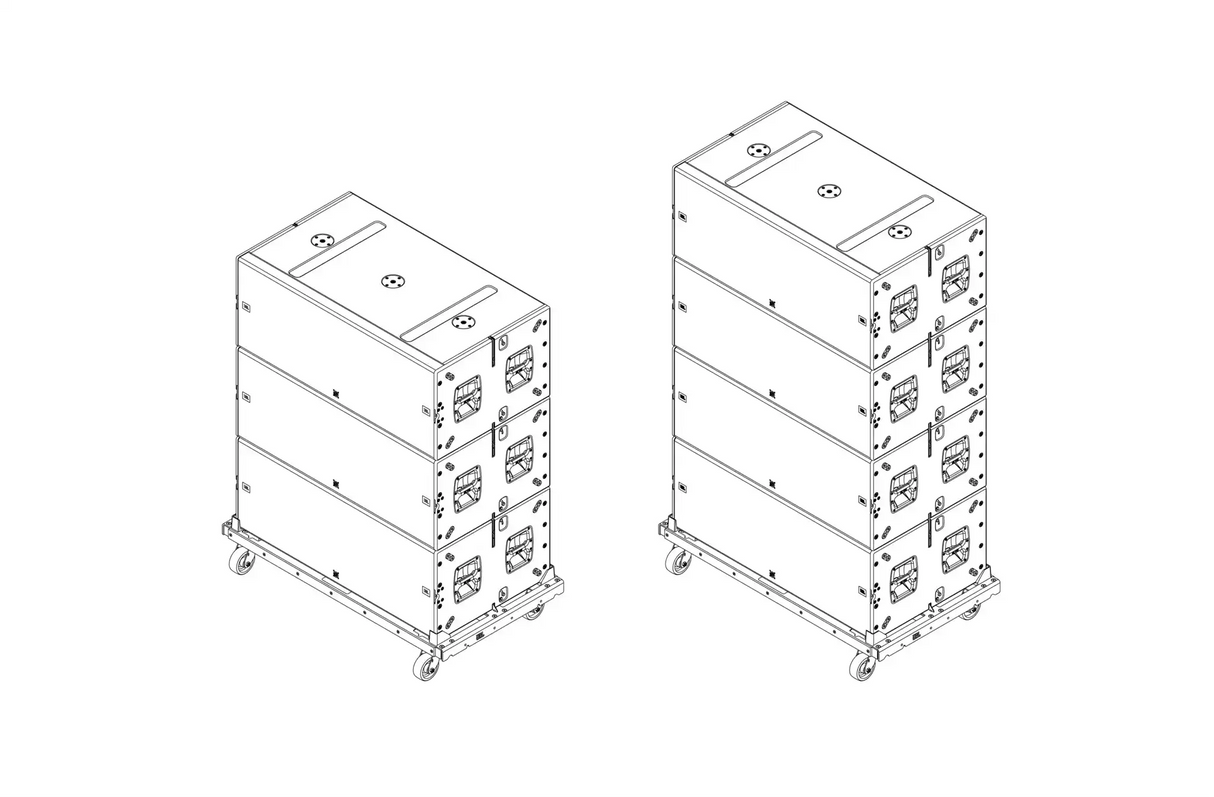 JBL VTX B28 VT – Vertical Transporter Cart for VTX B28 Enclosures Speakers JBL Professional