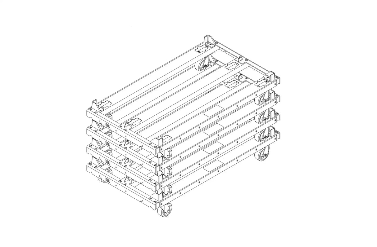 JBL VTX B28 VT – Vertical Transporter Cart for VTX B28 Enclosures Speakers JBL Professional