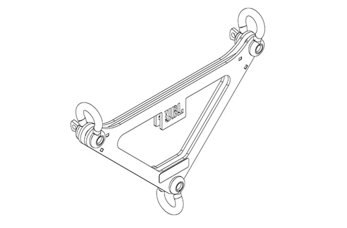 JBL VTX DELTA Plate – Universal JBL Line Array Rigging Accessory Speakers JBL Professional