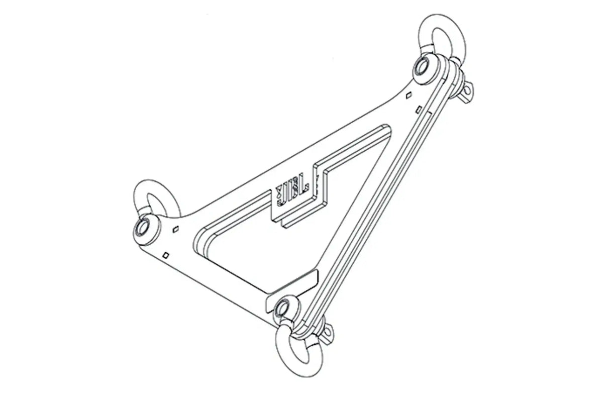 JBL VTX DELTA Plate – Universal JBL Line Array Rigging Accessory Speakers JBL Professional