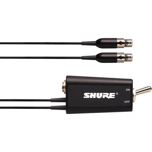 Shure WA662 Dual Bodypack Mute Switch Microphones Shure
