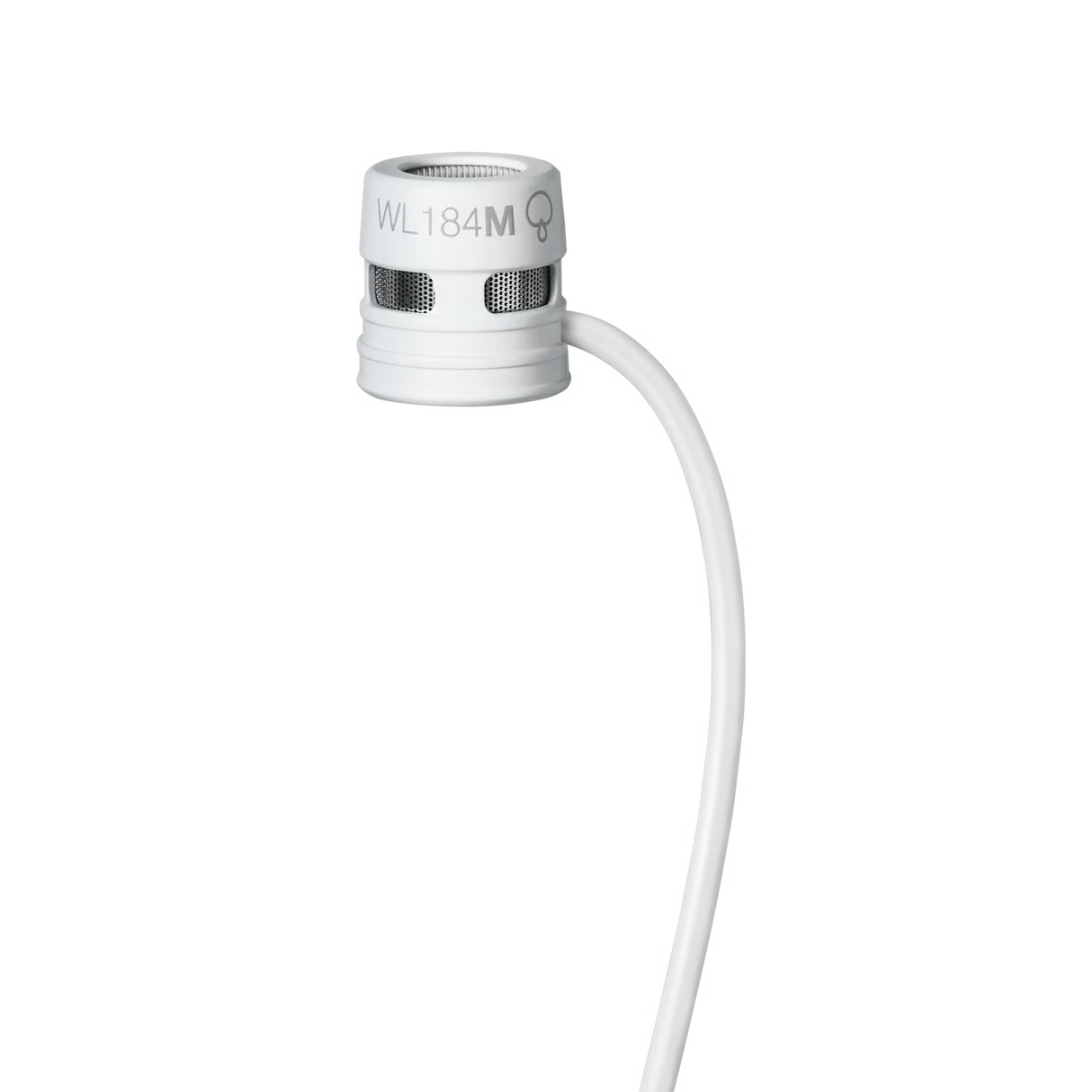 Shure WL184MW/S-TQG Microflex Miniature Supercardioid Lavalier Microphone (White, TQG/TA4F) Microphones Shure