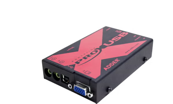 AdderLink X-USB PRO - High-Clarity USB 2.0, VGA Video and Audio Extender over Single CATx up to 1000ft