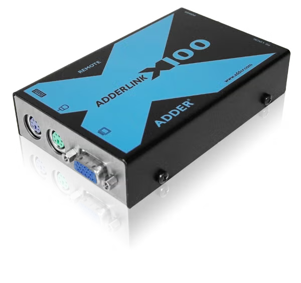 AdderLink X100R-US - PS/2 KVM Receiver for VGA Video Extension up to 1000ft over CATx