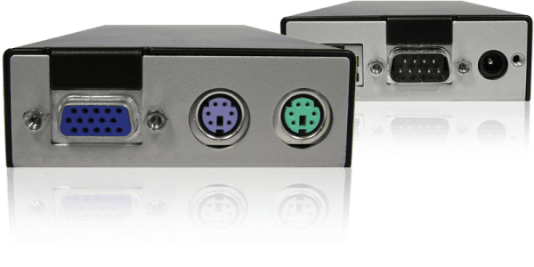 AdderLink X2-Silver/P-US - CATx PS/2 KVM Extender with RS232 Serial Transparency up to 1000ft