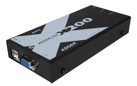 Adder X200/R-US - USB KVM Receiver for High-Res Video Extension up to 300m over CATx