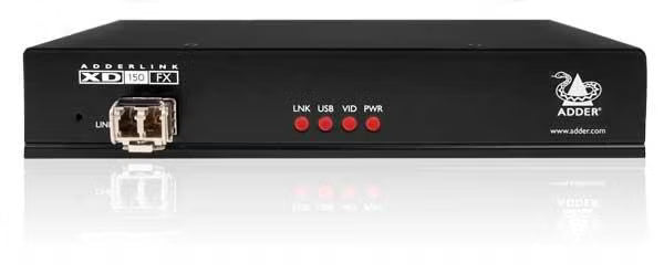 AdderLink XD150FX - High-Performance Fiber KVM Extender for Lossless DVI Video and USB up to 4km