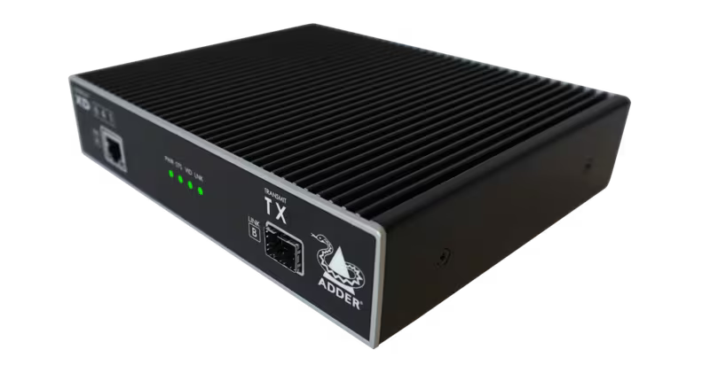 AdderLink XD641 - Single-Head 4K60 DisplayPort KVM Extender for Lossless Video and USB over CATx or Fiber