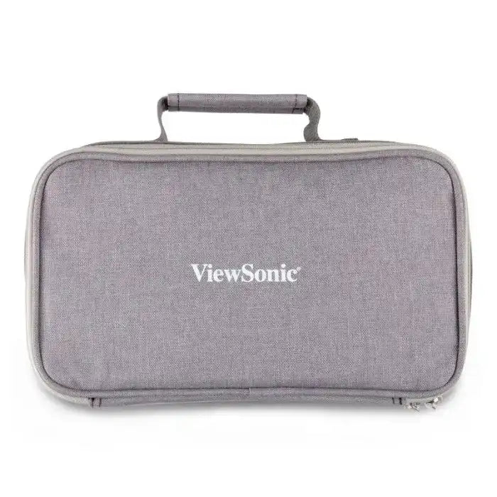 ViewSonic PJ-CASE-010 Padded Carrying Case for M1, M1P, M1+ Projectors – Grey, 160x290x80mm, with Adjustable Divider and Mesh Pocket. Projector Accessories ViewSonic