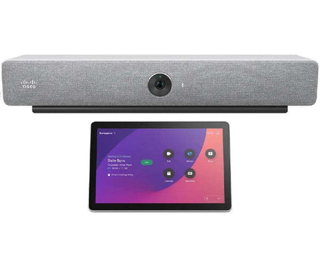 Cisco Room Bar (First Light Color) with wall-mount Room Navigator - CS-BAR-W-K9 Video Conferencing Cisco