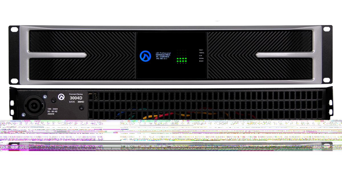 LEA Professional CS3004D – 4-Channel 3000W Dante Networked Amplifier Audio Amplifiers LEA Professional