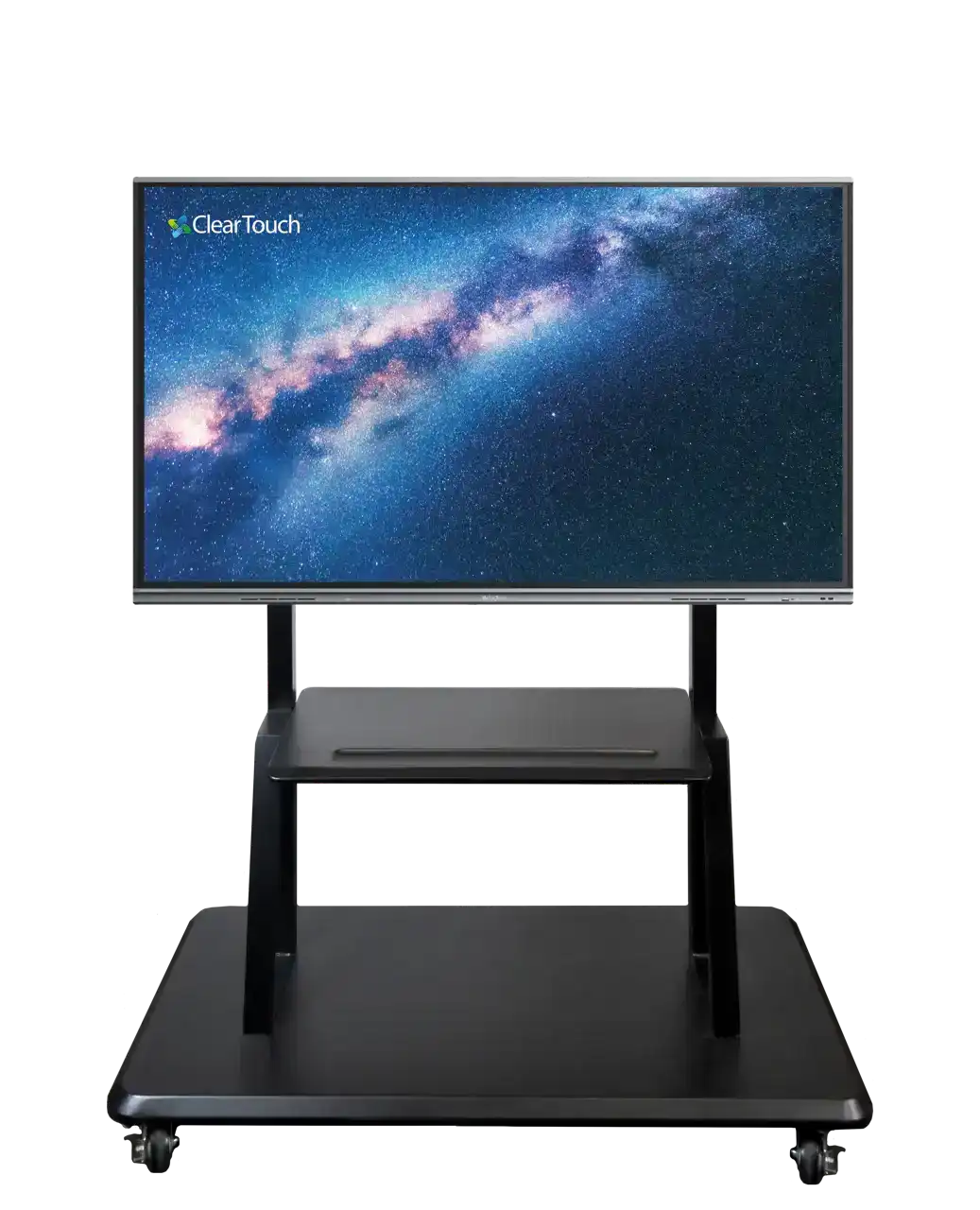 ClearTouch CTI-STAND-FIXM FIXED MOBILE STAND - SOLID BASE WITH SHELF TV & Monitor Mounts ClearTouch