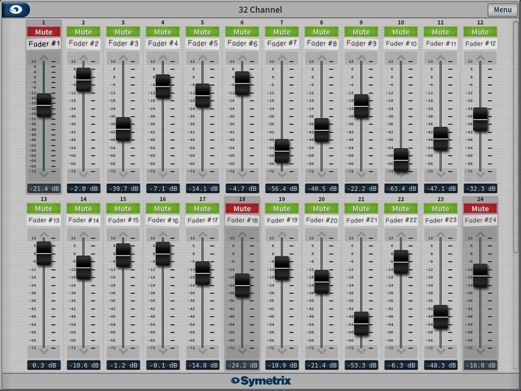 Symetrix 20-0026 CS Mixer App Software Symetrix