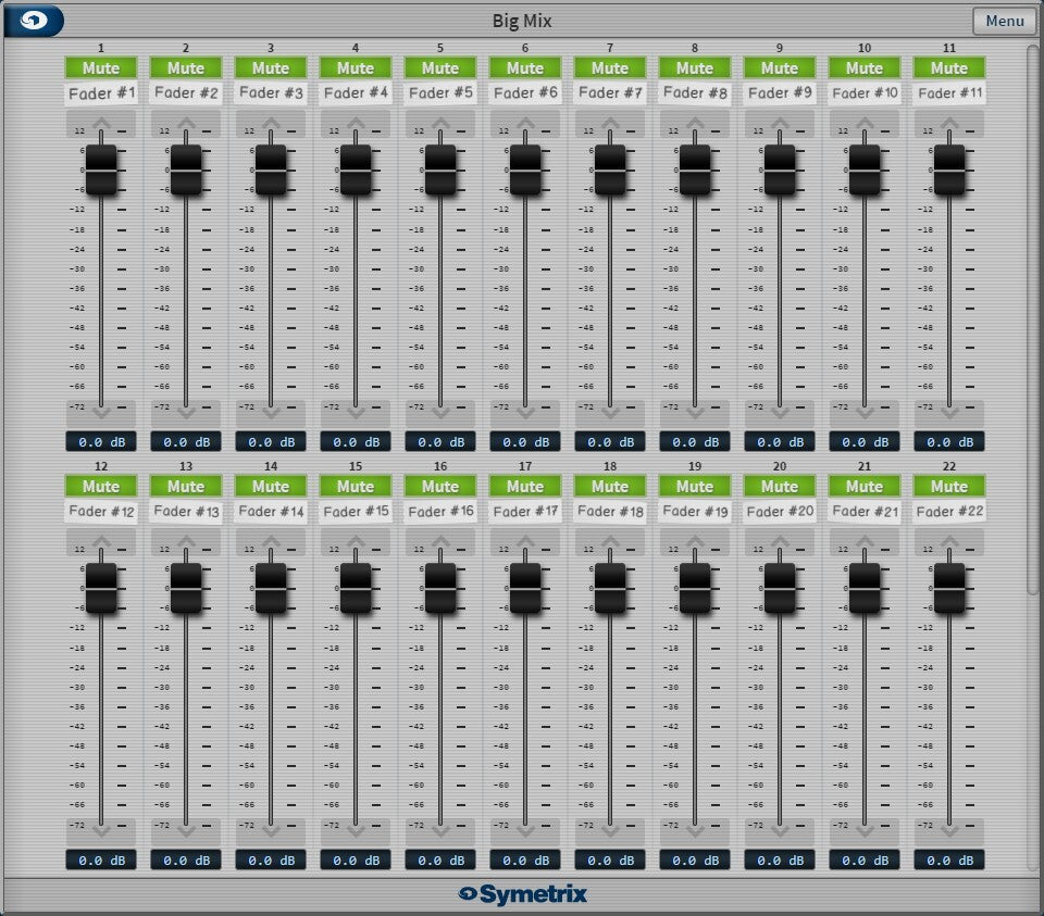Symetrix 20-0026 CS Mixer App Software Symetrix