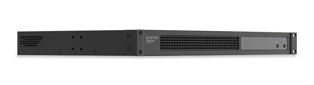 QSC Core 24f Q-SYS network + analog I/O processor Room Control QSC